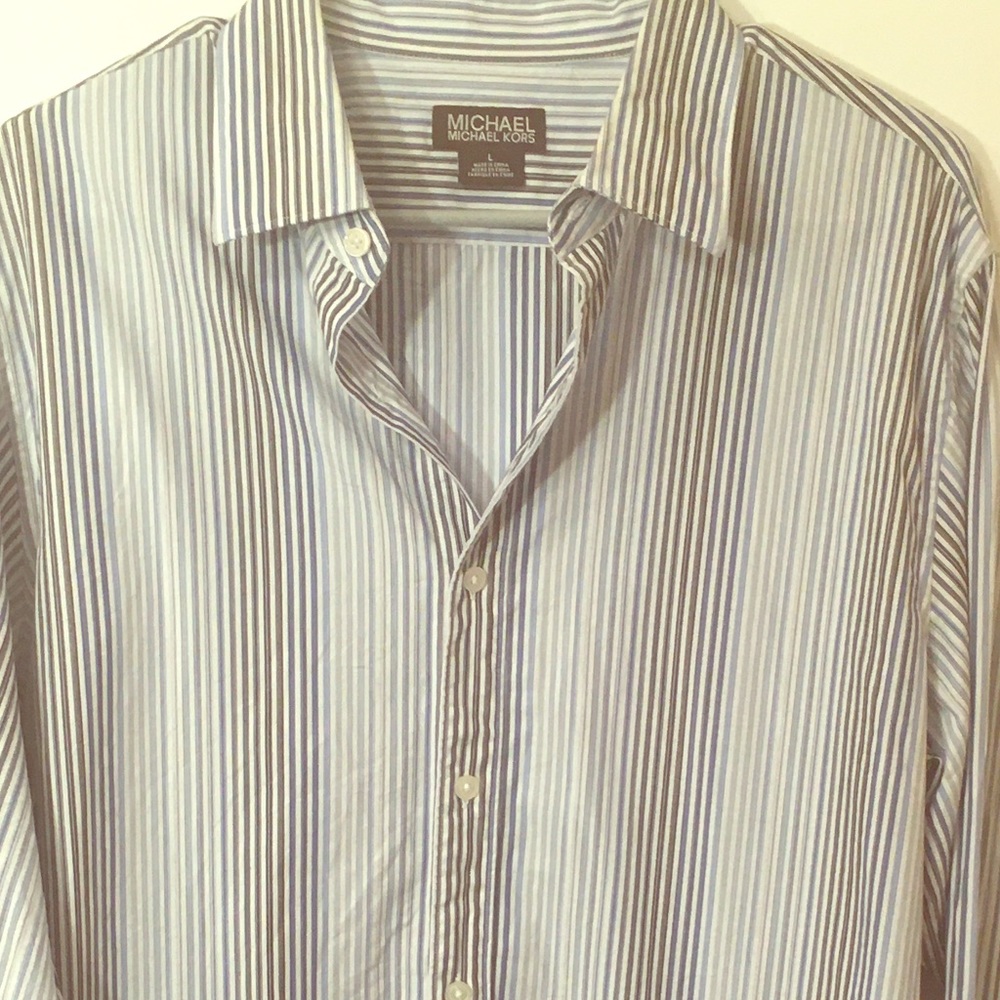 Michael Kors men’s striped shirt